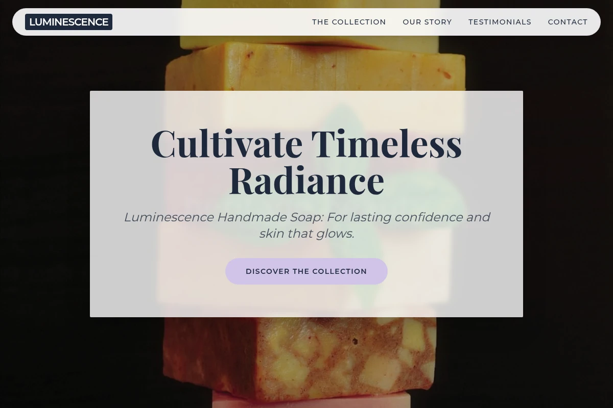 Luminescence Handmade Soap